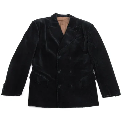 Jean Paul GAULTIER HOMME Corduroy Peak Lapel Double Jacket