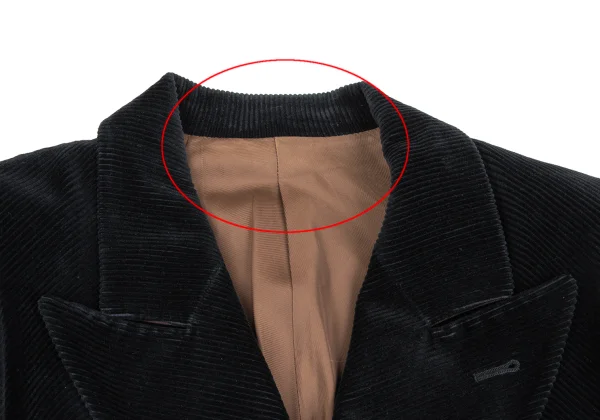 Jean Paul GAULTIER HOMME Corduroy Peak Lapel Double Jacket K-161706_003