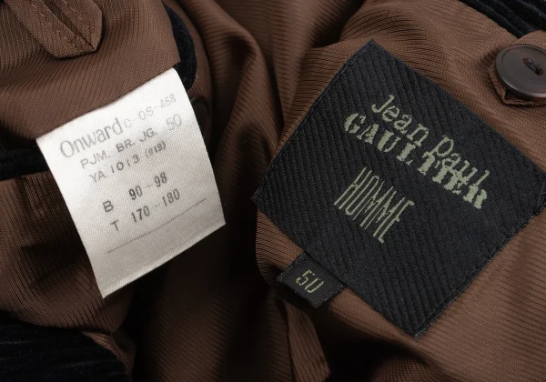 Jean Paul GAULTIER HOMME Corduroy Peak Lapel Double Jacket K-161706_019