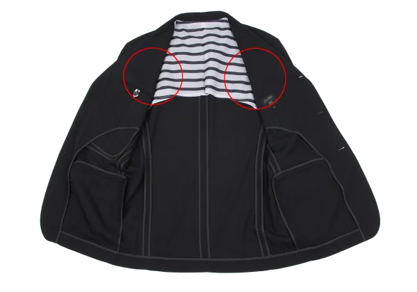Jean Paul GAULTIER HOMME Wool Nylon Pocket Design Jacket K-161707_014