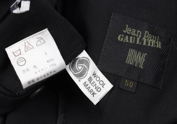 Jean Paul GAULTIER HOMME Wool Nylon Pocket Design Jacket K-161707_020