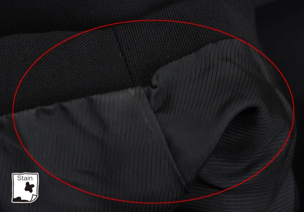 ジャンポールゴルチエ オムJean Paul GAULTIER HOMME ウールビッグラペルダブルジャケット 黒48 K-161710_008