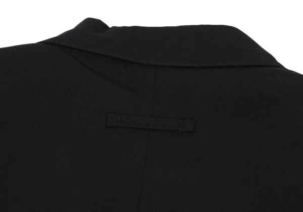 ジャンポールゴルチエ オムJean Paul GAULTIER HOMME ウールビッグラペルダブルジャケット 黒48 K-161710_015