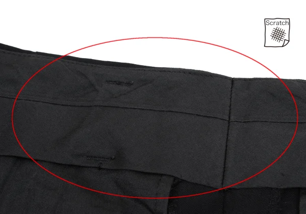 Jean Paul GAULTIER HOMME Wool Tuck Tapered Pants K-161711_006