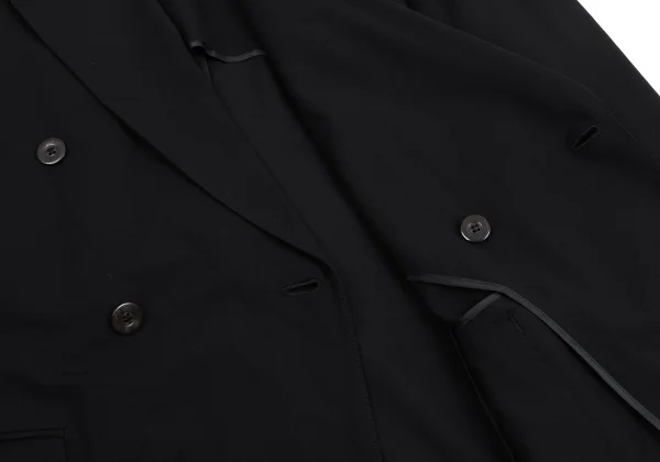 ジャンポールゴルチエ オムJean Paul GAULTIER HOMME ウールビッグラペルセットアップ 黒48 K-161712_006