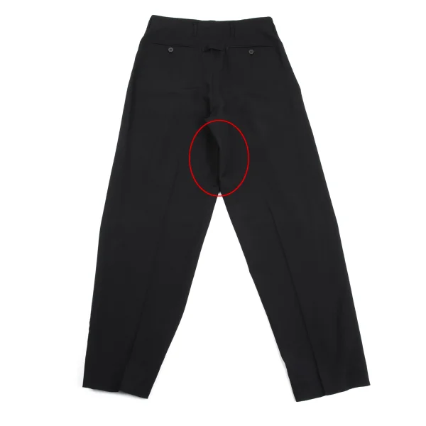 ジャンポールゴルチエ オムJean Paul GAULTIER HOMME ウールビッグラペルセットアップ 黒48 K-161712_016
