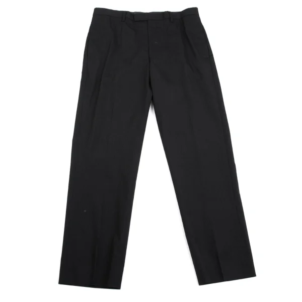 Jean Paul GAULTIER HOMME Wool Blend Faded Stripe Pants Black 50 K-161714_001