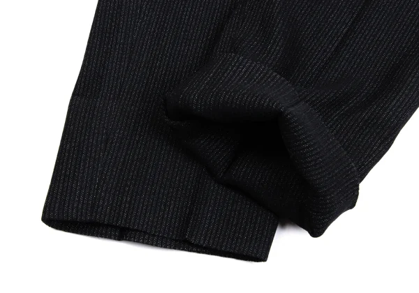 Jean Paul GAULTIER HOMME Wool Poly Striped Tuck Pants K-161716_006