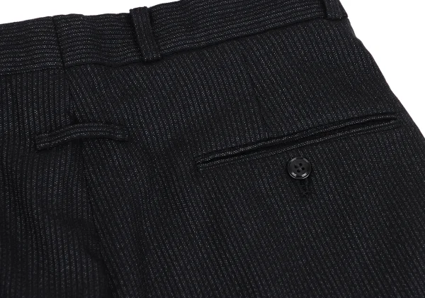 Jean Paul GAULTIER HOMME Wool Poly Striped Tuck Pants K-161716_008
