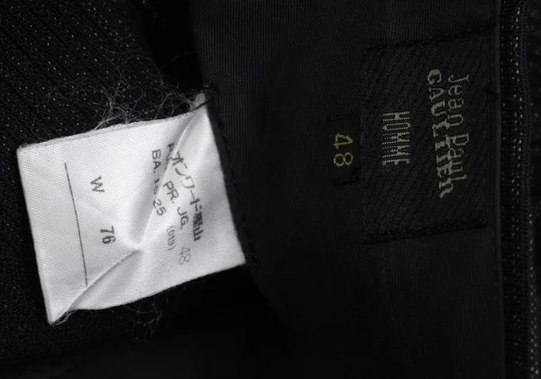 Jean Paul GAULTIER HOMME Wool Poly Striped Tuck Pants K-161716_010