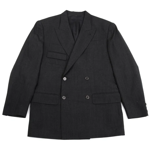 Jean Paul GAULTIER HOMME Wool Pocket Design Jacket Charcoal 48 K-161717_001