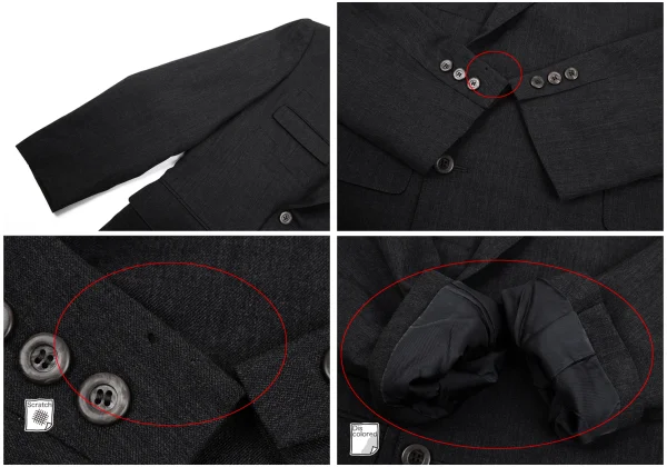 Jean Paul GAULTIER HOMME Wool Pocket Design Jacket K-161717_007