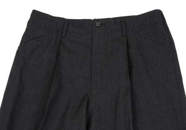 Jean Paul GAULTIER HOMME Wool Tuck Tapered Pants K-161718_002
