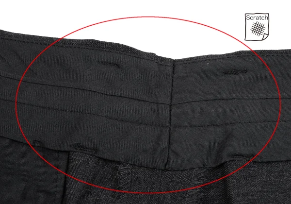 Jean Paul GAULTIER HOMME Wool Tuck Tapered Pants K-161718_008