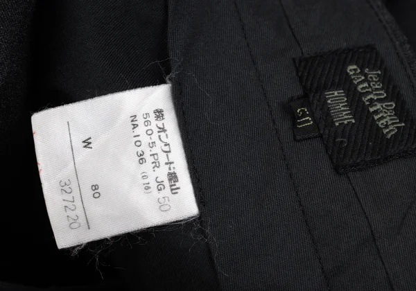 Jean Paul GAULTIER HOMME Wool Tuck Tapered Pants K-161718_015