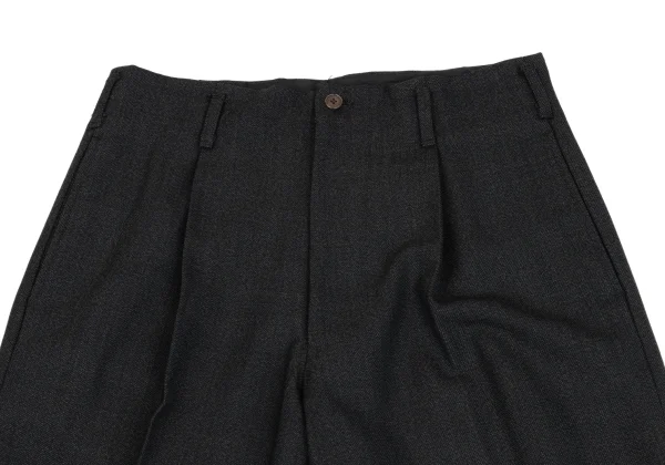 Jean Paul GAULTIER HOMME Wool Tuck Tapered Pants K-161721_002