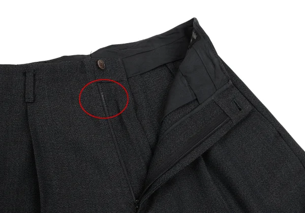 Jean Paul GAULTIER HOMME Wool Tuck Tapered Pants K-161721_005