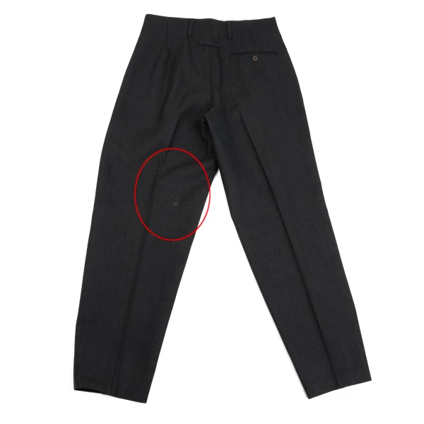 Jean Paul GAULTIER HOMME Wool Tuck Tapered Pants K-161721_012