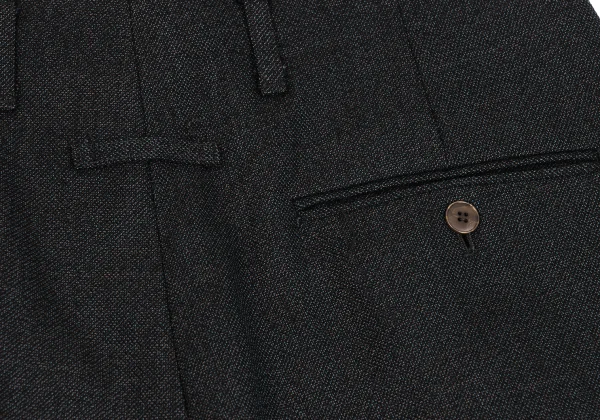 Jean Paul GAULTIER HOMME Wool Tuck Tapered Pants K-161721_014