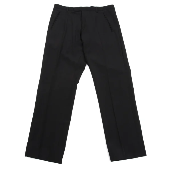 Jean Paul GAULTIER HOMME Wool Straight Pants Black 50 K-161723_001