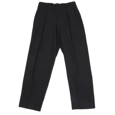 Jean Paul GAULTIER HOMME Wool Tuck Tapered Pants