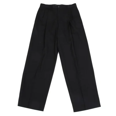 Jean Paul GAULTIER HOMME Wool Gaba Two Tuck Wide Pants