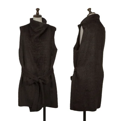 DUSAN Alpaca Blend Sleeveless Flare Vest