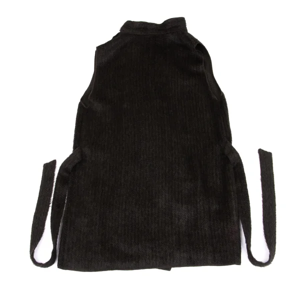 DUSAN Alpaca Blend Sleeveless Flare Vest K-161728_011