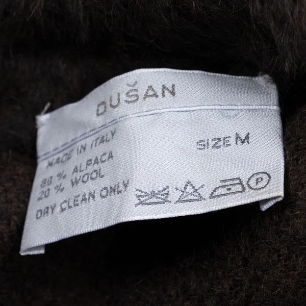 DUSAN Alpaca Blend Sleeveless Flare Vest K-161728_013