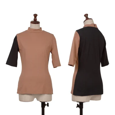 LE CIEL BLEU Bicolor High-neck Top