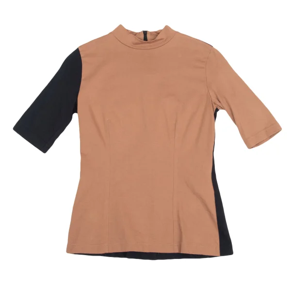 LE CIEL BLEU Bicolor High-neck Top K-161729_002