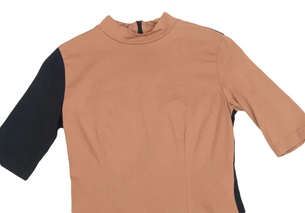 LE CIEL BLEU Bicolor High-neck Top K-161729_003