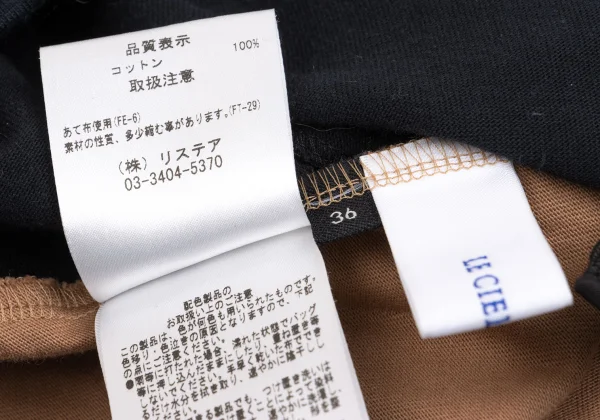 LE CIEL BLEU Bicolor High-neck Top K-161729_014