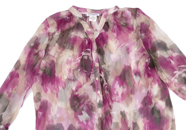 NARACAMICIE Silk See-through Blouse K-161730_003
