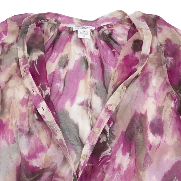 NARACAMICIE Silk See-through Blouse K-161730_006
