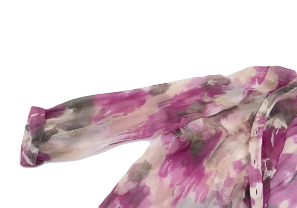 NARACAMICIE Silk See-through Blouse K-161730_007