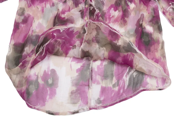 NARACAMICIE Silk See-through Blouse K-161730_011