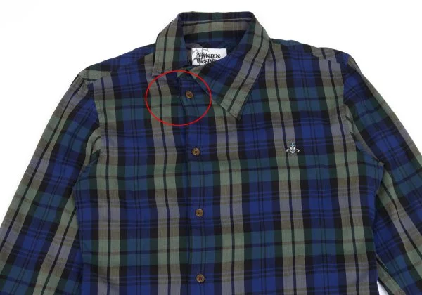 Vivienne Westwood MAN Ozzy Clark Checkered Shirt K-161731_002