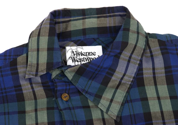 Vivienne Westwood MAN Ozzy Clark Checkered Shirt K-161731_004