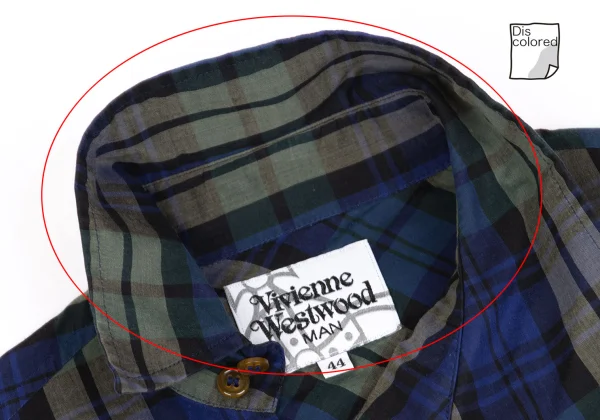 Vivienne Westwood MAN Ozzy Clark Checkered Shirt K-161731_006