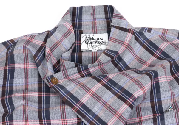 Vivienne Westwood MAN Side Cord Groovy Checkered Shirt K-161733_003