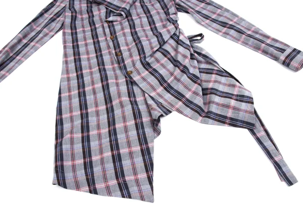 Vivienne Westwood MAN Side Cord Groovy Checkered Shirt K-161733_009