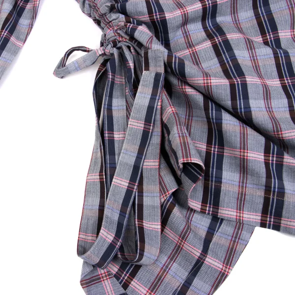 Vivienne Westwood MAN Side Cord Groovy Checkered Shirt K-161733_012