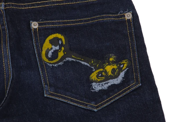 Vivienne Westwood MAN Back Key Print Skinny Jeans K-161734_015