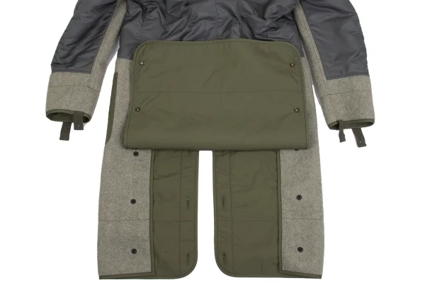 JUNYA WATANABE MAN Military Faux Fur Hooded Coat K-161740_017