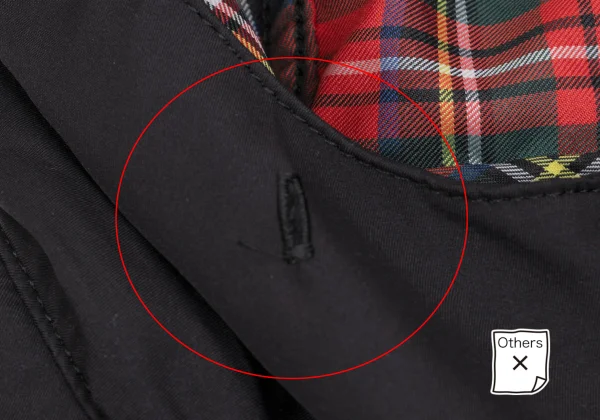 COMME des GARCONS HOMME Switching Check Lining Hooded Zip Blouson K-161741_005