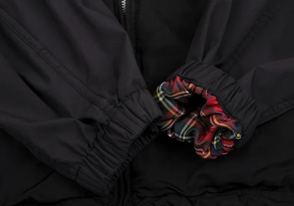 COMME des GARCONS HOMME Switching Check Lining Hooded Zip Blouson K-161741_008