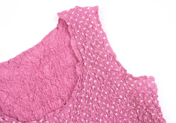 ISSEY MIYAKE me Dot Drawcord Design Cauliflower Tank Top K-161742_007