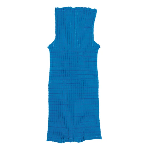 Unbranded Stretch Pleated High Neck Sleeveless Top K-161743_002