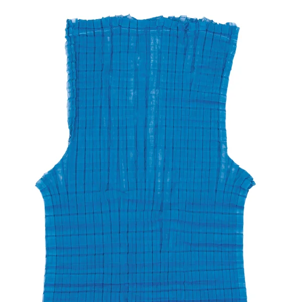 Unbranded Stretch Pleated High Neck Sleeveless Top K-161743_003
